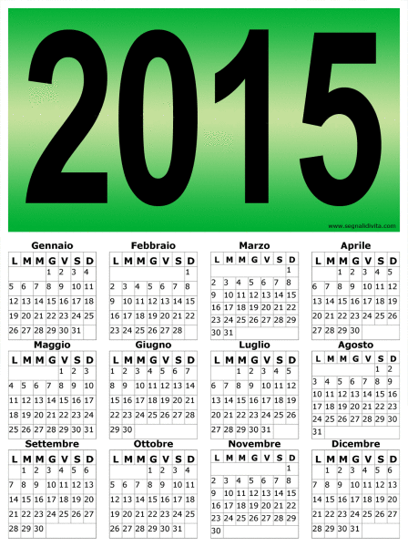 Calendario 2015 medio: 1200 x 1608 pixel