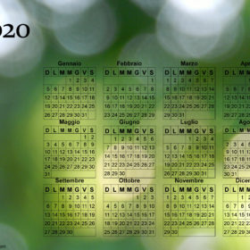 Calendario dei riflessi del 2020