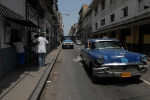 Taxi blu - L'Avana :: Cuba